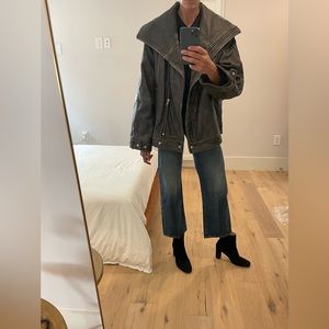 NEW! REMAIN Leather Oversized Jacket